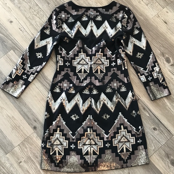 Express Black Sequin Mini Dress | Bodycon | Size S/P | Excellent Condition - Picture 11 of 12